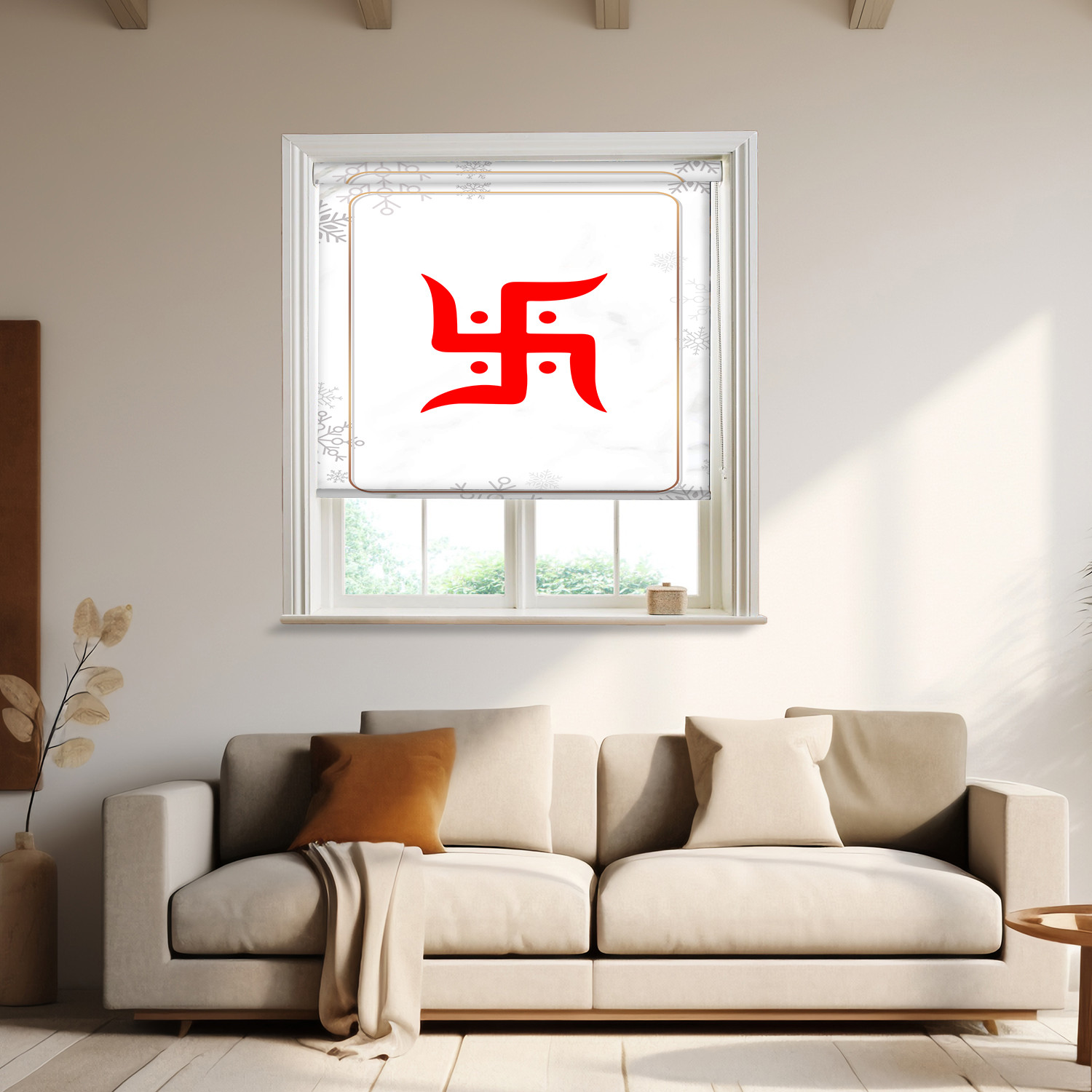 Elegant Red Swastik